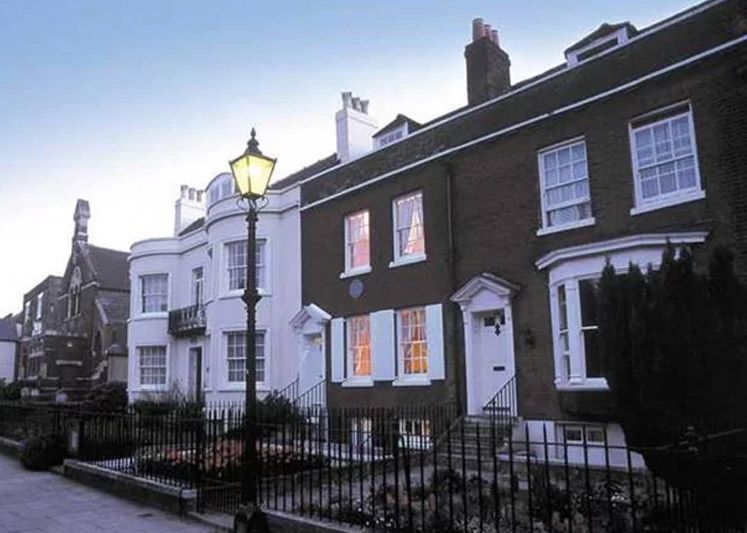 Exterior of the Charles Dickens Birthplace